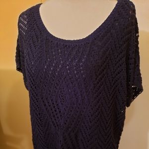 Lucky brand womans blue shirt NWT